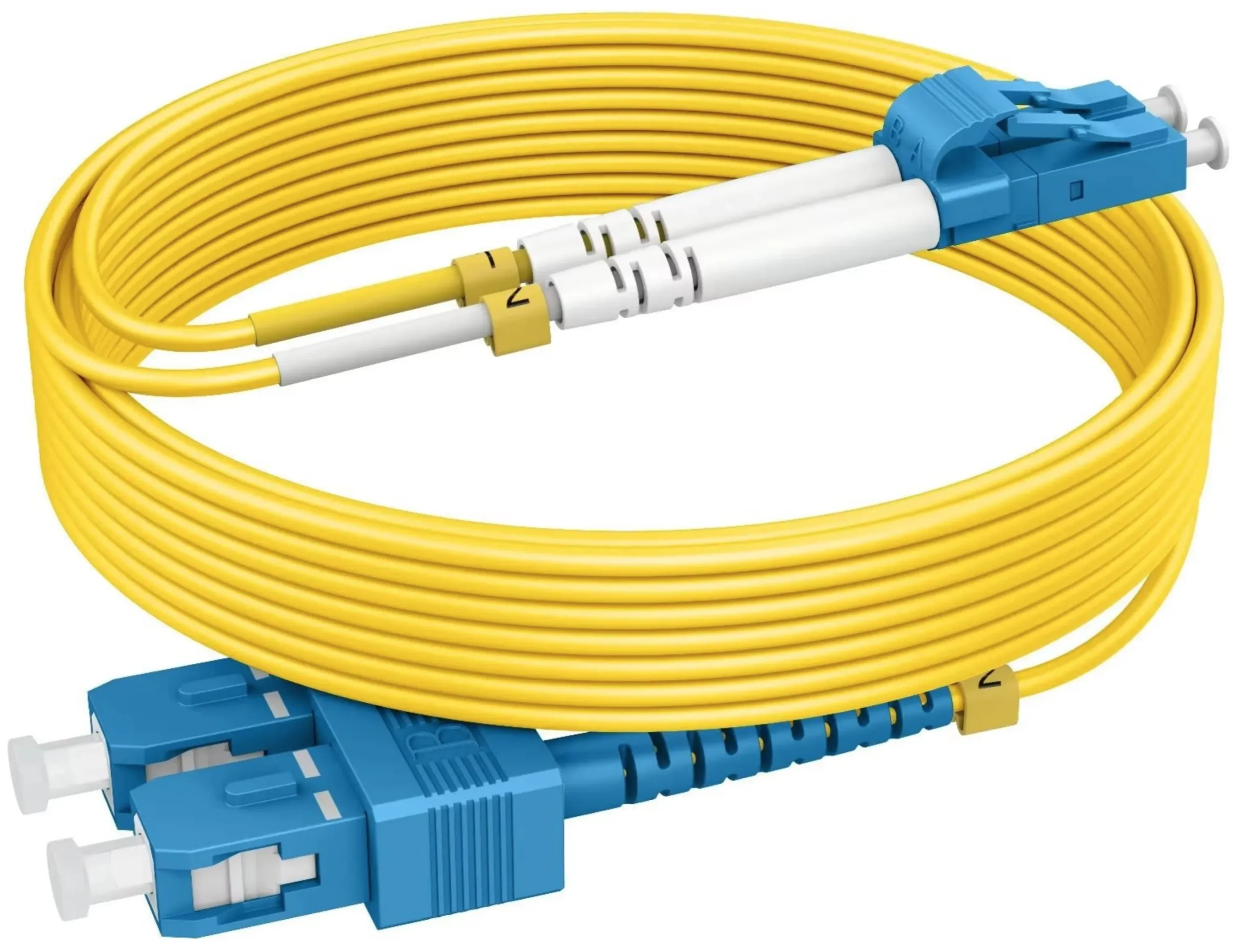 Duplex OS2 9/125μm Single‑Mode Fiber Patch Cord LC UPC to SC UPC, OD LSZH Jacket Low Insertion Loss Optical Jumper for FTTH Data Center Cabling - Image 6