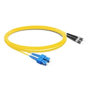 Duplex OS2 Single Mode Fiber Patch Cord SC UPC to ST UPC,  LSZH Jacket Low Insertion Loss Optical Jumper for Mixed‑Connector Telecom Cabling - 画像 (4)