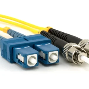 Duplex OS2 Single Mode Fiber Patch Cord SC UPC to ST UPC,  LSZH Jacket Low Insertion Loss Optical Jumper for Mixed‑Connector Telecom Cabling - 画像 (2)