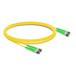 Duplex OS2 Single Mode ST APC to ST APC LSZH 2.0mm Fiber Optic Cable