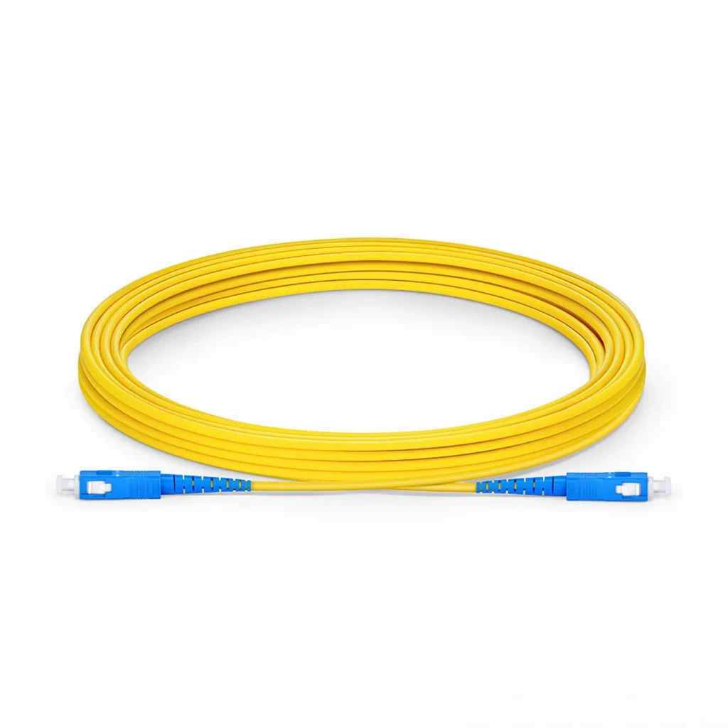 SC/UPC to SC/UPC OS2 Simplex Single-Mode Fiber Patch Cord, LSZH