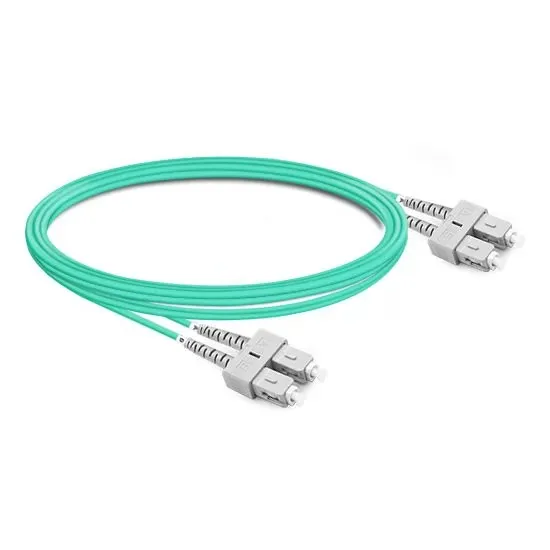 OM3 Duplex SC‑UPC to SC‑UPC Fiber Patch Cord, 50/125μm Multimode LSZH 2.0mm Jacket
