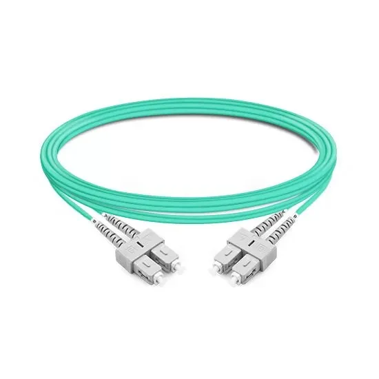 OM3 Duplex SC‑UPC to SC‑UPC Fiber Patch Cord, 50/125μm Multimode LSZH 2.0mm Jacket
