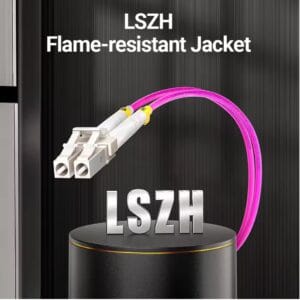 LC to SC UPC OM4 Fiber Optic Patch Cable 40G Multi Mode Duplex, 50/125μm, OD 2.0mm, LSZH OFNR - изображение 6