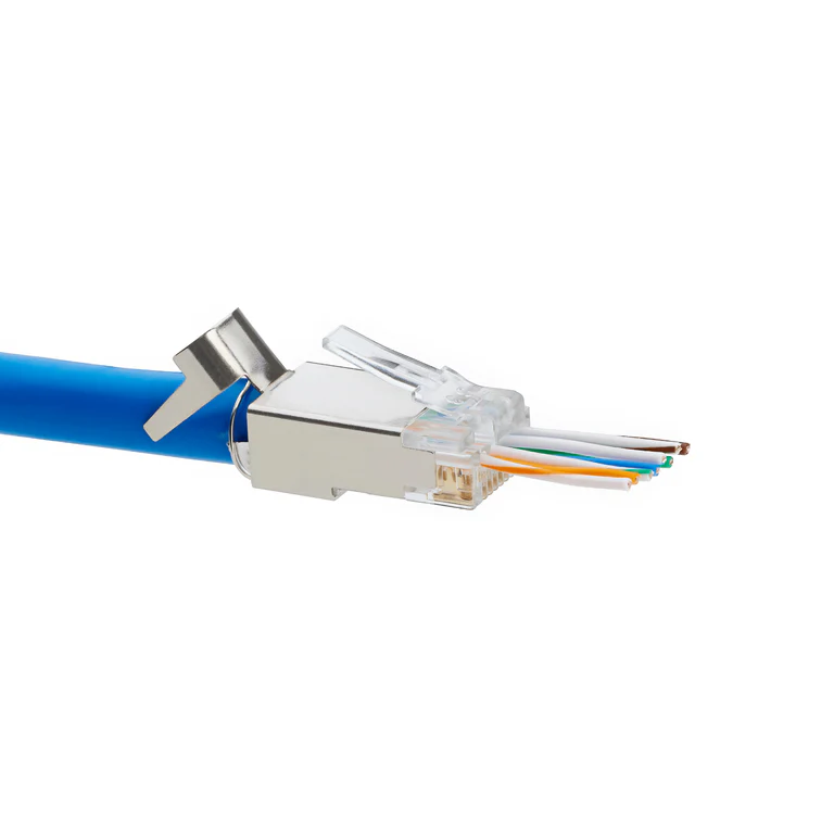 Cat6/6A Pass Through RJ45 Connectors|Shielded