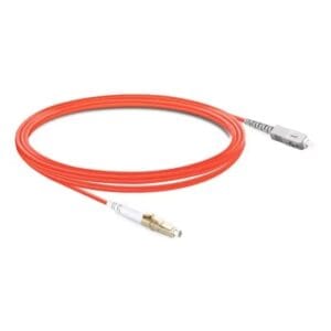 Simplex OM1 Multimode LC UPC to SC UPC PVC (OFNR) Fiber Optic Cable - Image 4