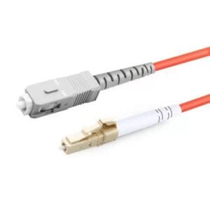 Simplex OM1 Multimode LC UPC to SC UPC PVC (OFNR) Fiber Optic Cable - Image 5