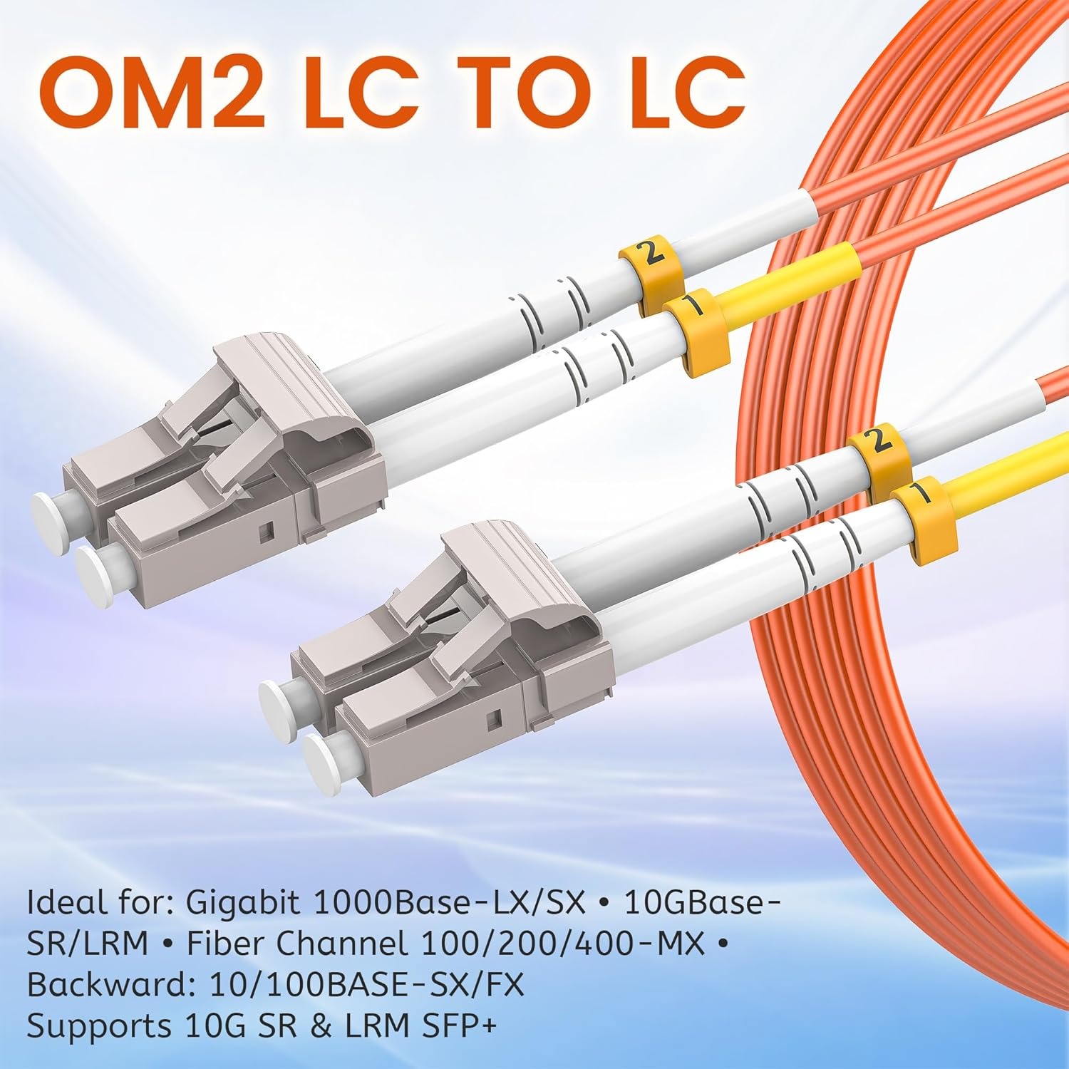 OM2 Fiber cable4 1 Supplier of fiber optic patch cables, cat5e/cat6/cat6a Ethernet cables, data transmission cables, audio/video cables, and power cords.