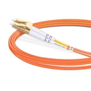 Duplex OM2 Multimode LC UPC to ST UPC PVC (OFNR) Fiber Optic Cable - Image 3