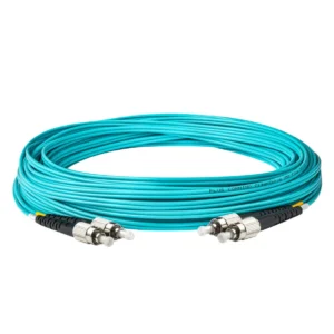 FC/UPC to FC/UPC Multimode OM3 Duplex Fiber Patch Cable | Corning LSZH Jacket