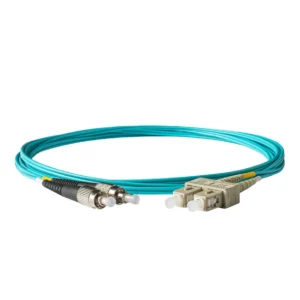 OM3 Duplex Multimode Fiber Patch Cord SC‑UPC to FC‑UPC, Mixed‑Connector Optical Jumper – Image 3