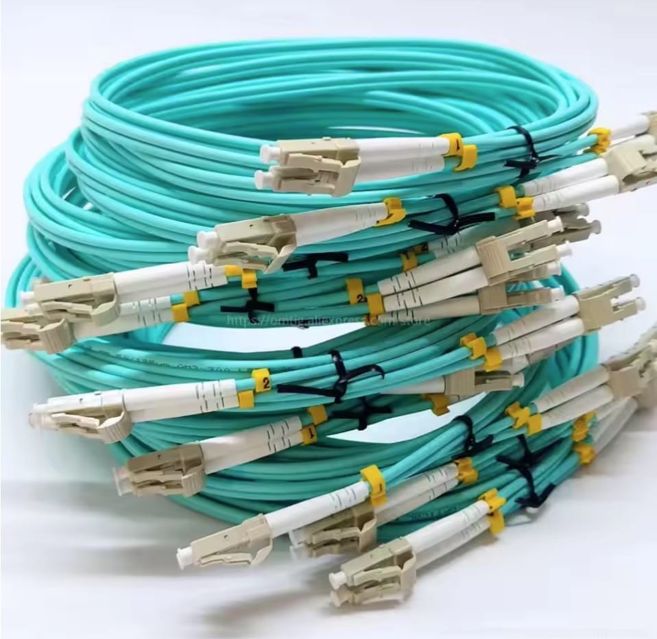 10Pcs/Lot Fiber Cord OM3 LC UPC-LC UPC Duplex Multimode 3.0mm or 2.0mm Random size Optical Patch Cable - Image 5