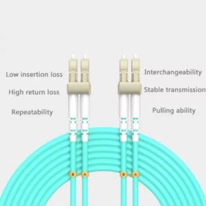 10Pcs/Lot Fiber Cord OM3 LC UPC-LC UPC Duplex Multimode 3.0mm or 2.0mm Random size Optical Patch Cable - Image 4