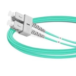 OM3 Multimode Duplex SC UPC to SC UPC OFNP Fiber Cable - Image 2