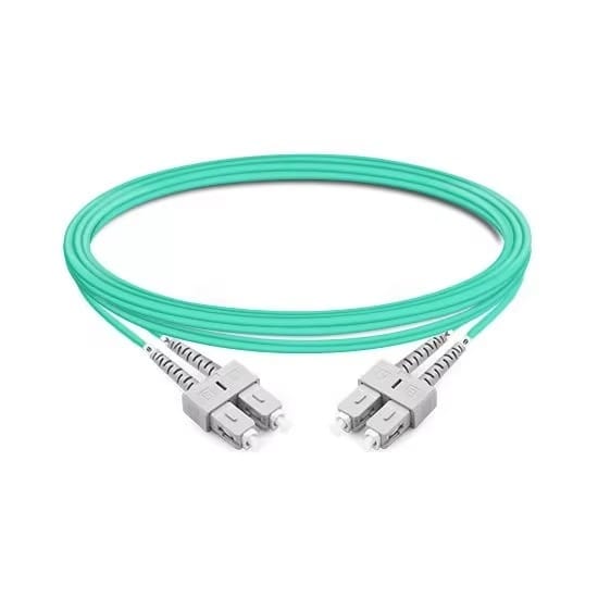 OM3 Multimode Duplex SC UPC to SC UPC OFNP Fiber Cable