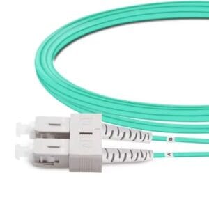 OM3 Multimode Duplex SC UPC to SC UPC OFNP Fiber Cable