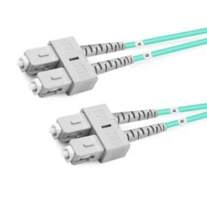 OM3 Multimode Duplex SC UPC to SC UPC OFNP Fiber Cable - Image 5