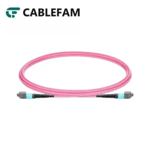 8 Fibers  MPO Multimode OM4 Patch Cable, Type B Polarity, LSZH 2.0mm Jacket, Max IL ≤ 0.35dB, 40G/100G Data Center Fiber - 이미지 2