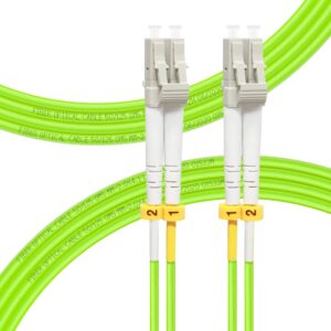 OM5 Duplex Fiber Patch Cord LC UPC‑LC UPC, 50/125μm Multimode LSZH Jacket, 40G‑100Gbps, 1M-10m Custom Length - изображение 6