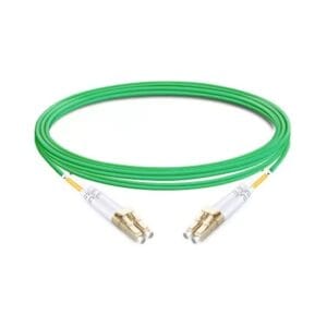 OM5 LC UPC to LC UPC Duplex Multimode LSZH Fiber Patch Cord 1m