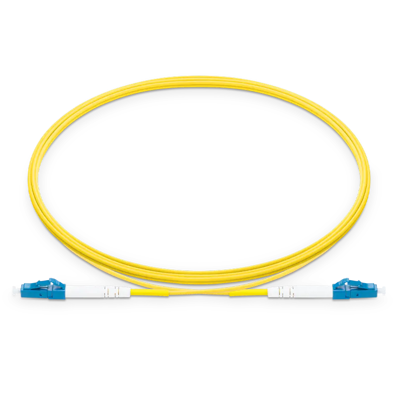 LC UPC to LC UPC Simplex OS2 Single Mode LSZH 2.0mm G.657.A2 Fiber Optic Patch Cable