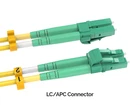 OS2 Duplex Single Mode 9/125 Fiber Patch Cord LC‑APC to SC‑APC, Corning Fiber Core LSZH Jacket Low Return Loss Optical Jumper for PON FTTH - изображение 5