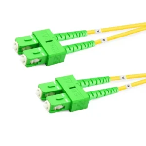 Duplex OS2 Single Mode SC APC to SC APC LSZH 2.0mm Fiber Optic Cable