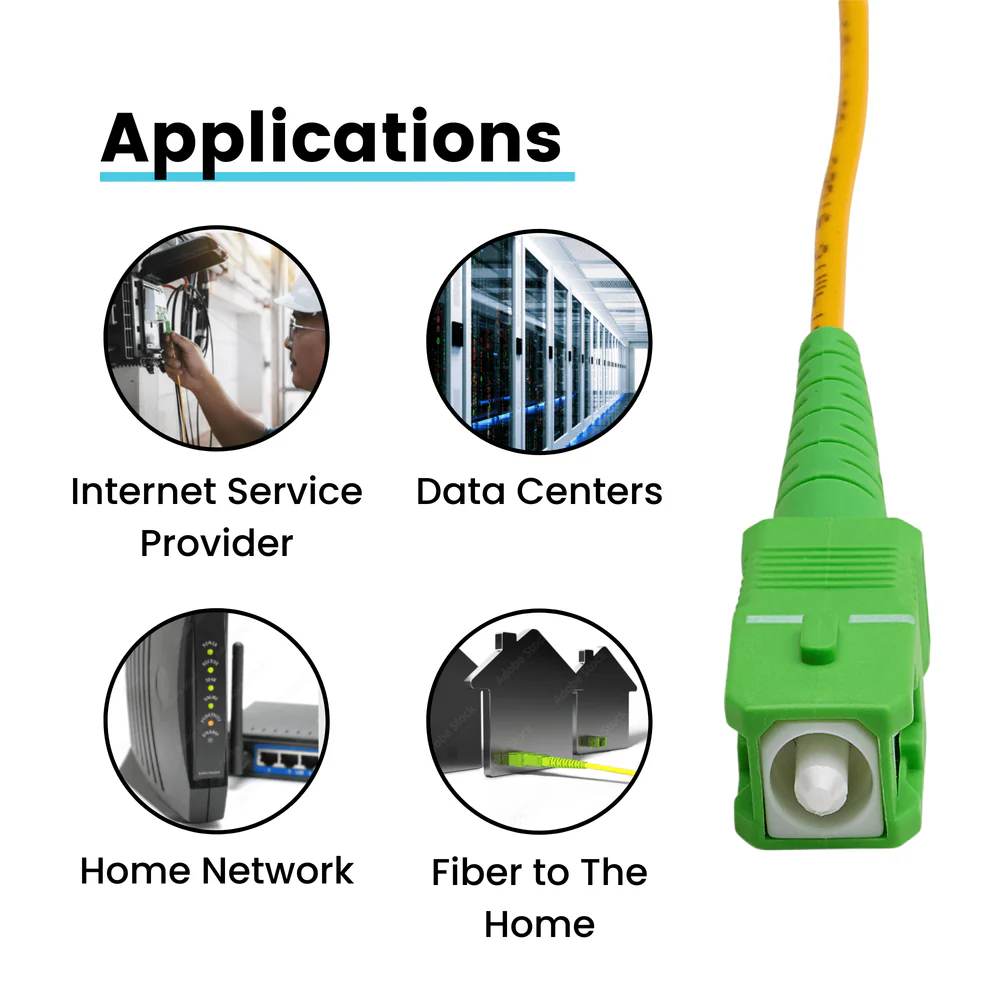 SC to SC APC Simplex OS2 | SM OFNR - Image 4