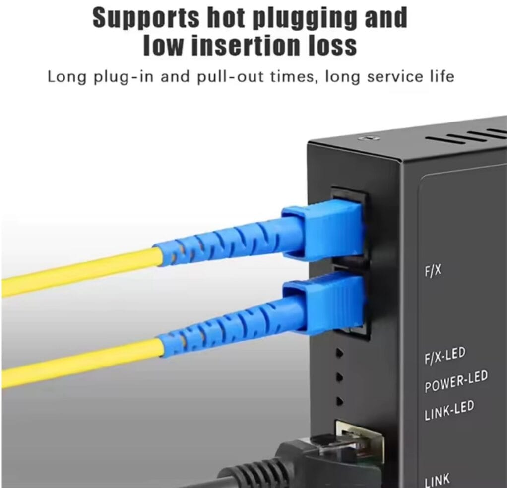 Duplex MMF 50/125μm LSZH Fiber Optic Cord