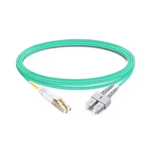 Duplex OM3 Multimode LC UPC to SC UPC LSZH Fiber Optic Cable