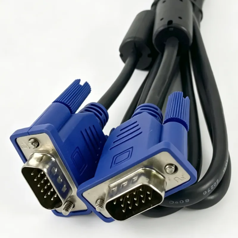 Guide to Choosing Audio and Video Cables: How to Select HDMI, DVI, VGA, and 3.5mm Audio Cables? 5 VGA Supplier of fiber optic patch cables, cat5e/cat6/cat6a Ethernet cables, data transmission cables, audio/video cables, and power cords.