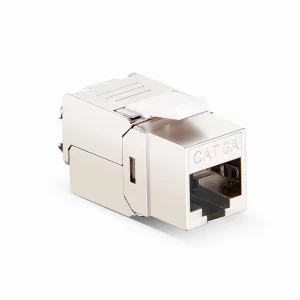 Mini Cat6a RJ45 (8P8C) Shielded Toolless Keystone Jack - Image 2