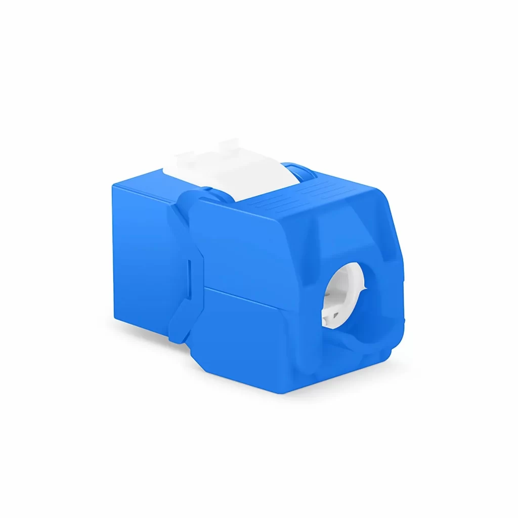 Módulo Conector Keystone RJ45 (8P8C) Cat6a sin Blindaje Sin Herramientas, (Paquete de 10 unidades)