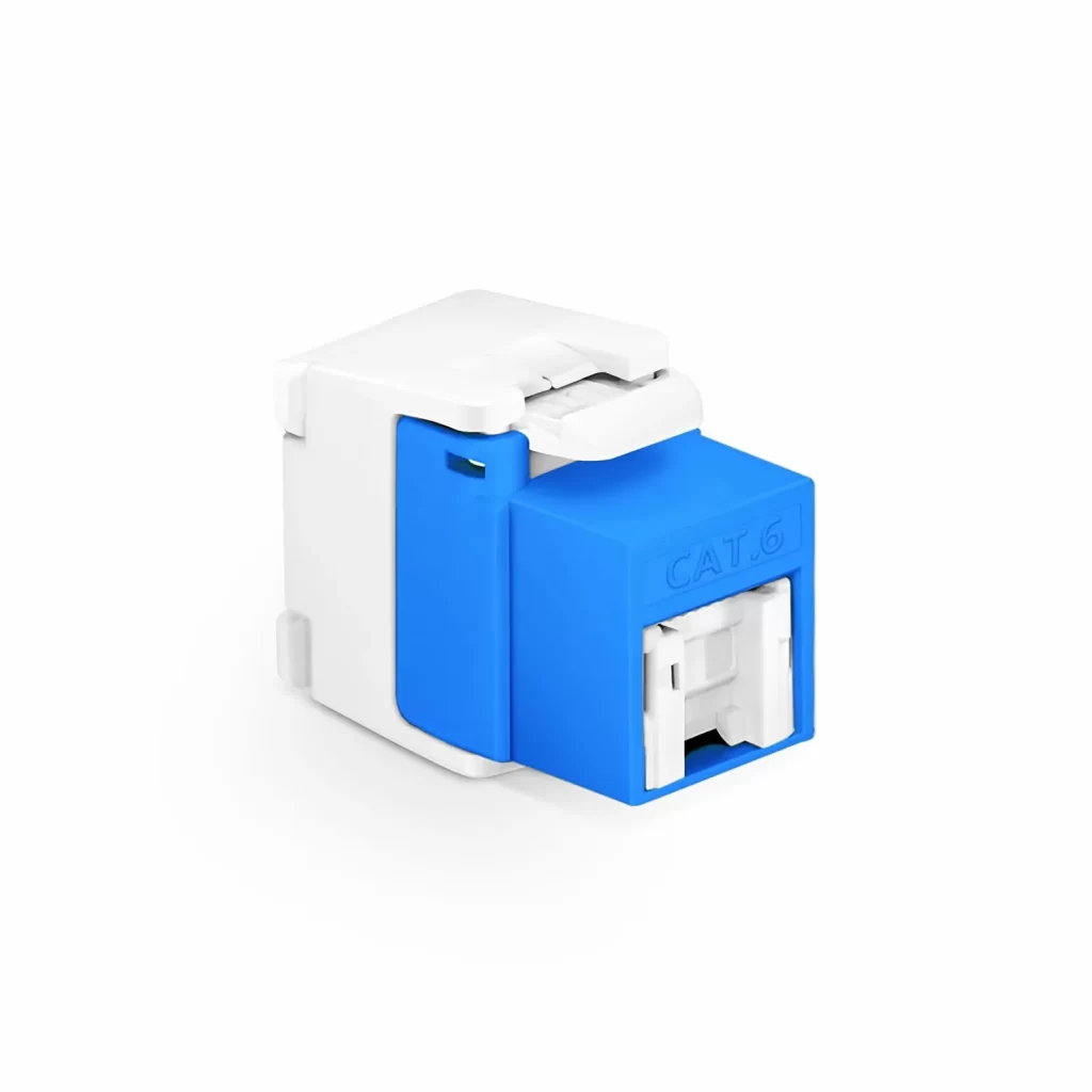 Module Keystone RJ45 Cat6 non blindé sans outil avec cache-poussière, 12 pcs/paquet