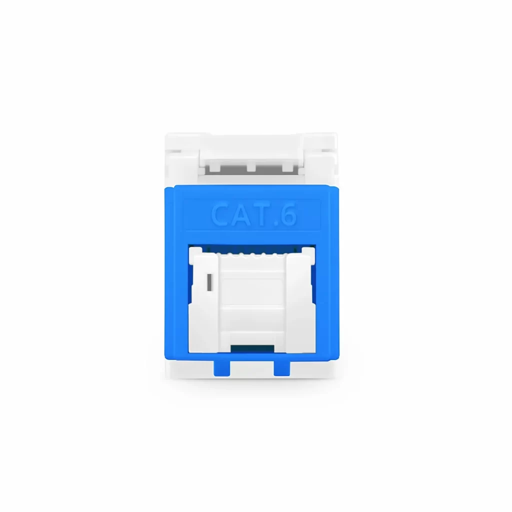 Module Keystone RJ45 Cat6 non blindé sans outil avec cache-poussière, 12 pcs/paquet
