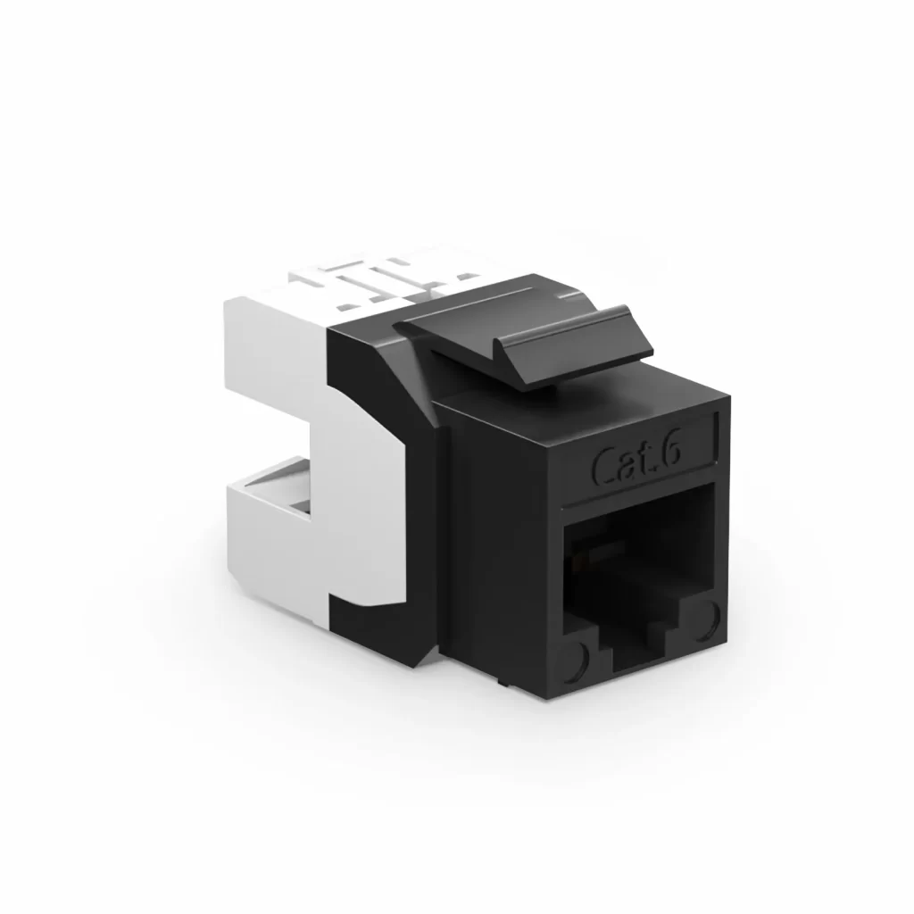 Módulo Keystone com Jack RJ45 (8P8C) Cat6 Não Blindado para Inserção, (10 unidades/Embalagem)