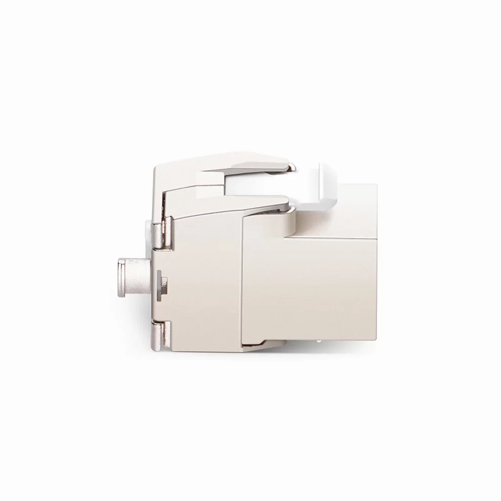 Módulo Keystone blindado Cat8 RJ45 (8P8C) sem ferramentas (1 unidade/pacote)