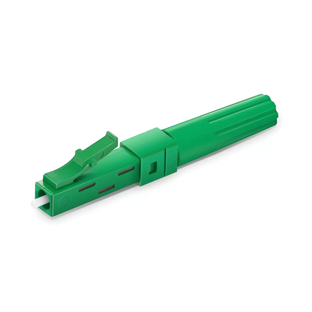 LC APC Field Assembly Mechanical Connector, Simplex OS1/OS2 Single Mode Pre-Polished Ferrule Quick Connector for FTTH