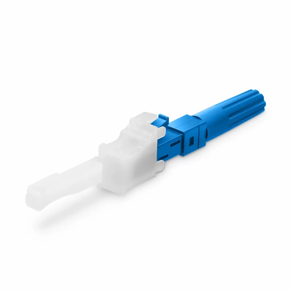 LC UPC Field Assembly Mechanical Connector, Simplex OS1/OS2 Single Mode Pre-Polished Ferrule Quick Connector for FTTH