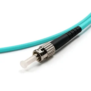 ST‑UPC to ST‑UPC OM3 Simplex Multimode Fiber Patch Cord, 10Gbps Aqua Optical Cable LSZH Jacket With Custom Length: imagen 3