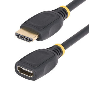 HDMI 2.0 Extension Cable, High Speed HDMI Port Saver Cable, 4K 60Hz, HDMI Male to Female Extension Adapter Cord, HDMI Extension Cable, M/F