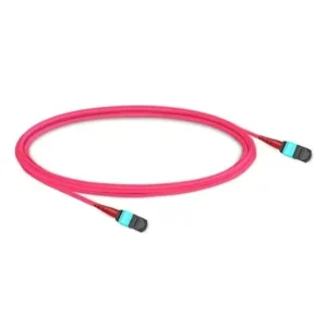 24 Fibers Female to Female Elite MTP Trunk Cable Polarity B Plenum LSZH 2.0mm Multimode OM4 50/125μm: imagen 4