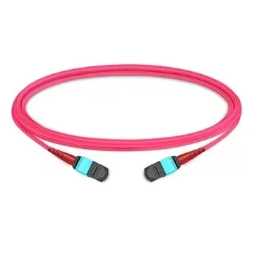 Cable troncal MTP Elite hembra a hembra de 24 fibras, polaridad B, Plenum LSZH, 2.0 mm, multimodo OM4 50/125 μm