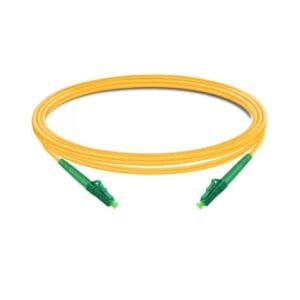 Simplex OS2 Single Mode LC APC to LC APC PVC (OFNR) Fiber Optic Cable - 画像 (2)