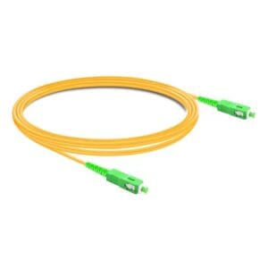 Simplex OS2 Single Mode SC APC to SC APC PVC (OFNR) Fiber Optic Cable
