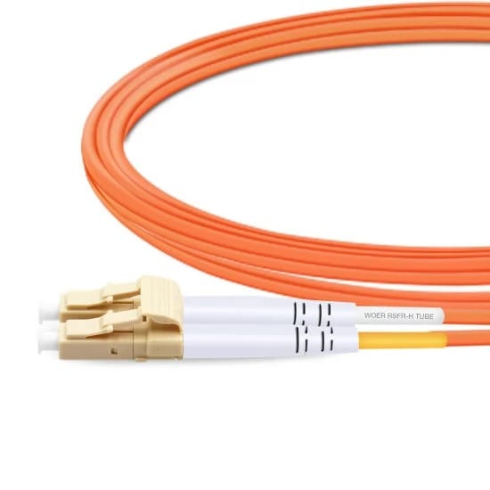Duplex OM2 Multimode LC UPC to SC UPC LSZH Fiber Optic Cable