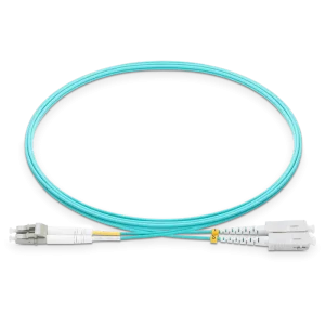 LC UPC to LC UPC Duplex 0.15dB IL OM4 Multimode LSZH 2.0mm BIF Fiber Optic Patch Cable