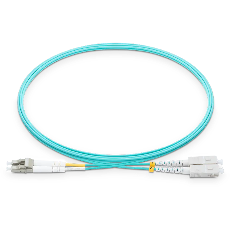 LC UPC Duplex OM4 Multimode LSZH 2.0mm Fiber Optic Patch Cable
