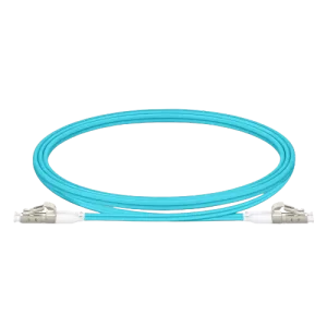 LC UPC to LC UPC Short Boot Duplex OM4 Multimode LSZH 2.0mm Fiber Optic Patch Cable