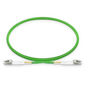 LC UPC to LC UPC Duplex OM5 Multimode LSZH 2.0mm Fiber Optic Patch Cable